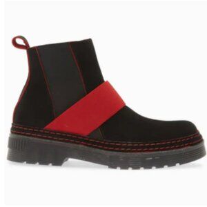 Sheridan Mia , NWT chelsea bootie 5.5, 6, 7.5, 8 blk/red NWT